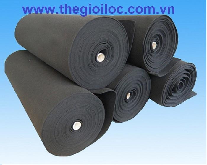 Bông lọc than hoạt tính (Bông carbon)